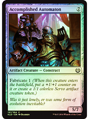 Accomplished Automaton - KLD ★