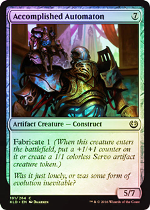 Accomplished Automaton - KLD ★