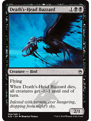 Death's-Head Buzzard - A25