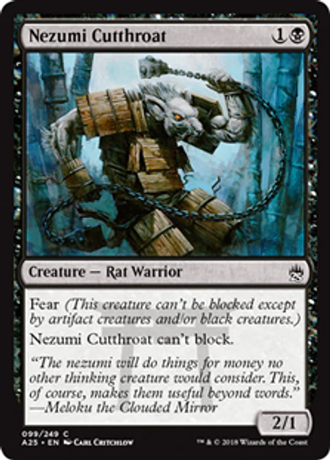 Nezumi Cutthroat - A25