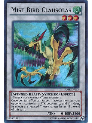 Mist Bird Clausolas - JOTL-EN043 - Super Rare