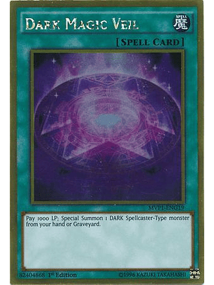 Dark Magic Veil - MVP1-ENG19 - Gold Rare
