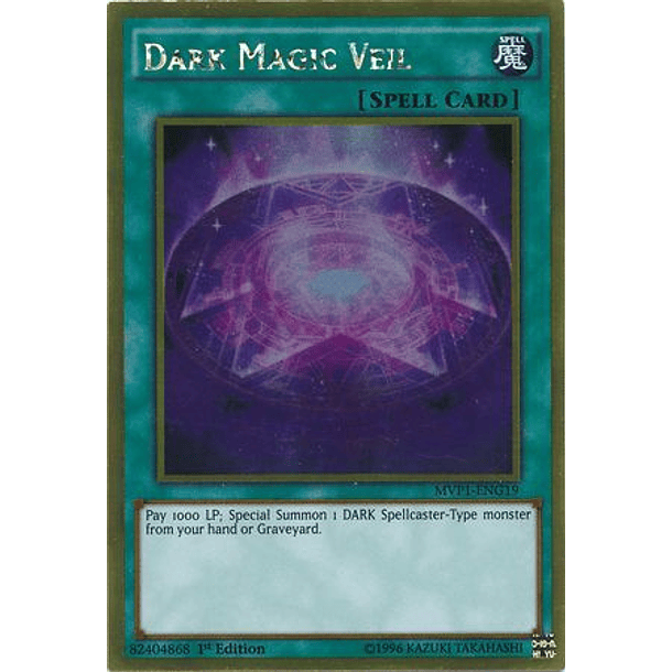 Dark Magic Veil - MVP1-ENG19 - Gold Rare