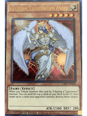 Celestia, Lightsworn Angel - LART-EN036 - Ultra Rare (español)