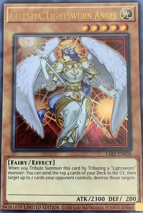 Celestia, Lightsworn Angel - LART-EN036 - Ultra Rare (español)