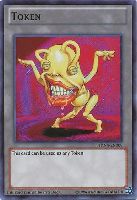 Ojama Yellow Token - TKN4-EN008 - Super Rare