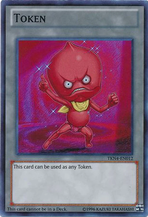 Red Ojama Token - TKN4-EN012 - Super Rare