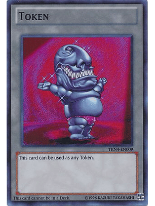 Black Ojama Token - TKN4-EN009 - Super Rare