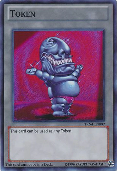 Black Ojama Token - TKN4-EN009 - Super Rare