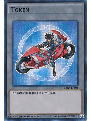 Yu-Gi-Oh Day Yusei Token - TKN4-EN025 - Super Rare