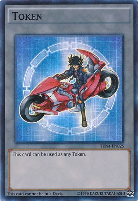 Yu-Gi-Oh Day Yusei Token - TKN4-EN025 - Super Rare