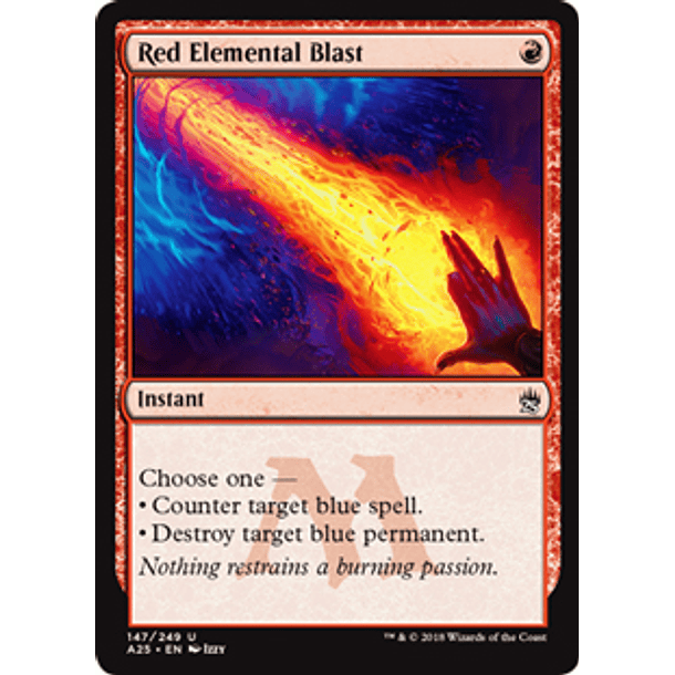 Red Elemental Blast - A25
