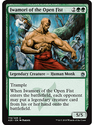 Iwamori of the Open Fist - A25