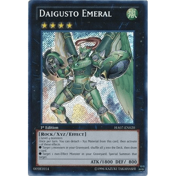 Daigusto Emeral - HA07-EN020 - Secret Rare