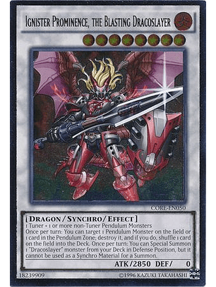 Ultimate Rare - Ignister Prominence, the Blasting Dracoslayer - CORE-EN050 (LP)