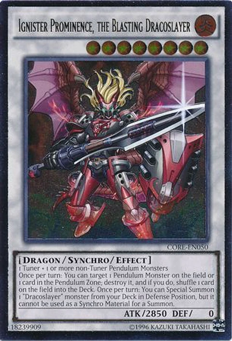 Ultimate Rare - Ignister Prominence, the Blasting Dracoslayer - CORE-EN050 (LP)