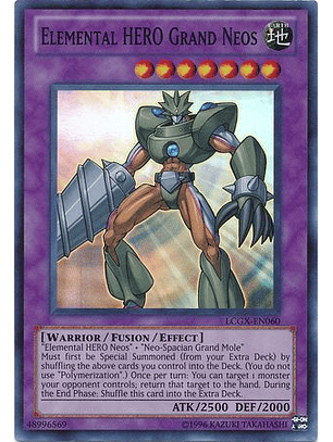 Elemental Hero Grand Neos - LCGX-EN060 - Super Rare