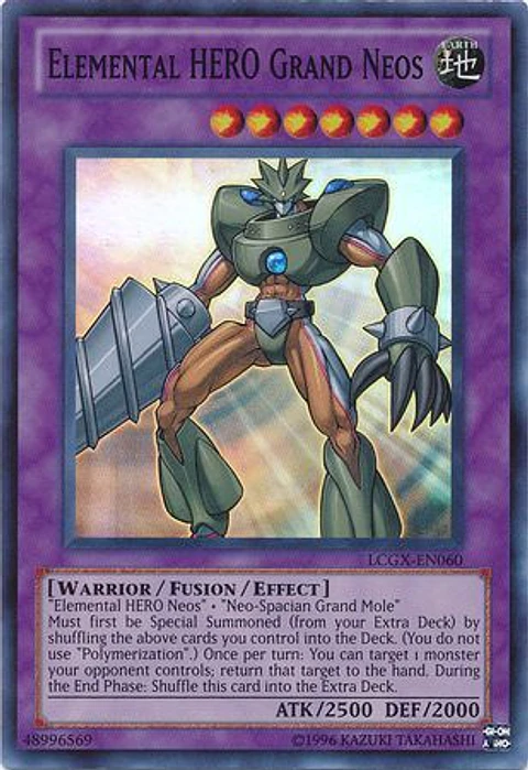 Elemental Hero Grand Neos - LCGX-EN060 - Super Rare