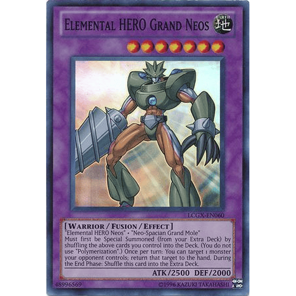 Elemental Hero Grand Neos - LCGX-EN060 - Super Rare