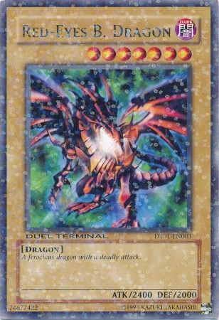 Red-Eyes B. Dragon - DT01-EN003 - Parallel Rare 1