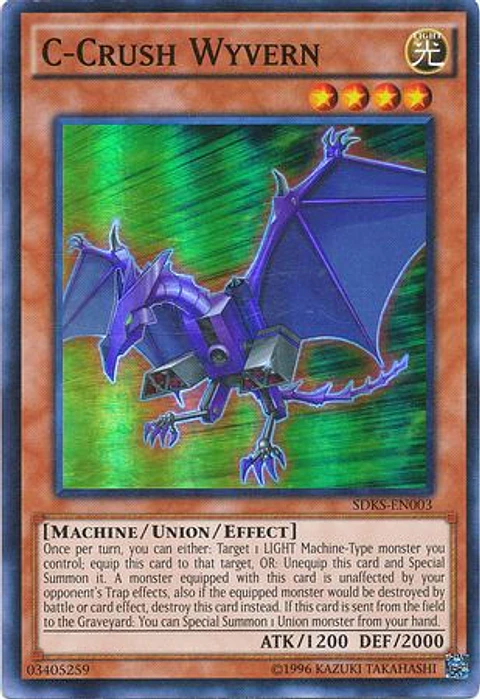 C-Crush Wyvern - SDKS-EN003 - Super Rare