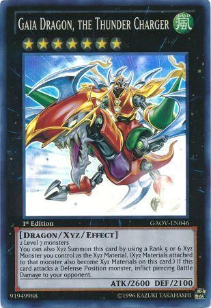 Gaia Dragon, the Thunder Charger - GAOV-EN046 - Super Rare  1