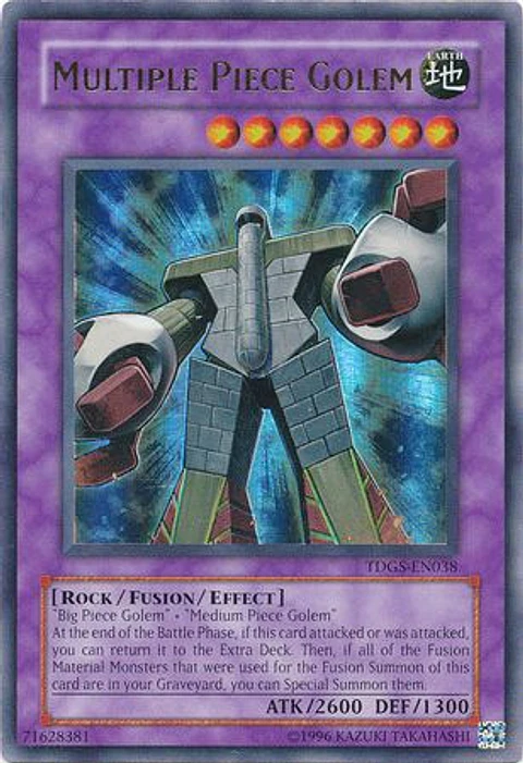 Multiple Piece Golem - TDGS-EN038 - Ultra Rare