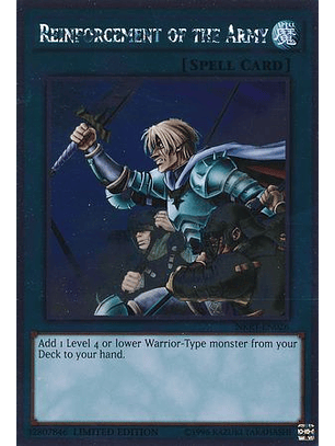 Reinforcement of the Army - NKRT-EN026 - Platinum Rare