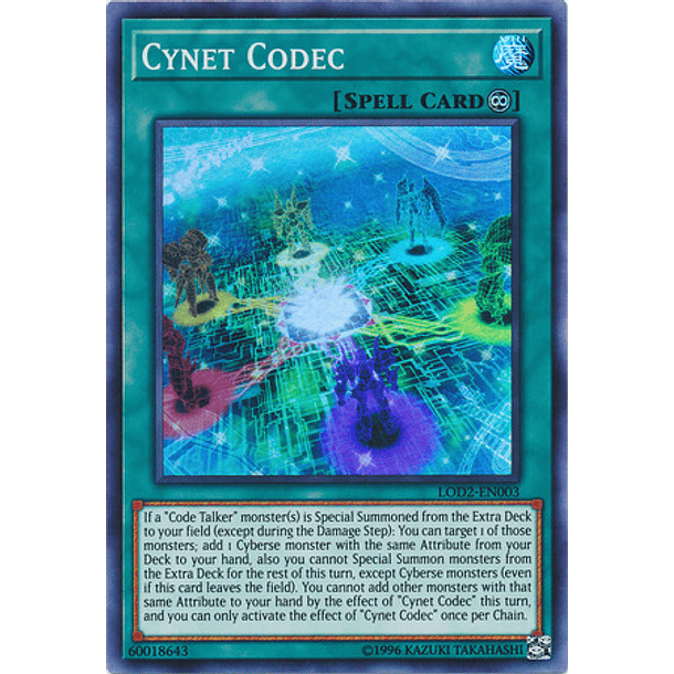 Cynet Codec - LOD2-EN003 - Super Rare