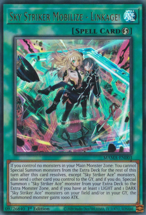 Sky Striker Mobilize - Linkage! - MAMA-EN003 - Ultra Rare 1