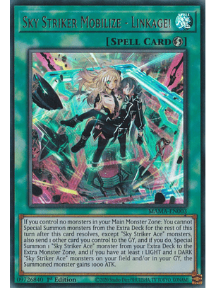 Sky Striker Mobilize - Linkage! - MAMA-EN003 - Ultra Rare