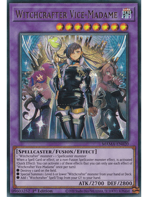 Witchcrafter Vice-Madame - MAMA-EN020 - Ultra Rare