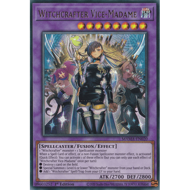 Witchcrafter Vice-Madame - MAMA-EN020 - Ultra Rare