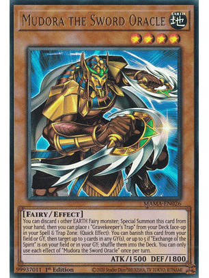 Mudora the Sword Oracle - MAMA-EN026 - Ultra Rare