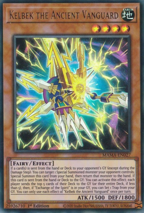 Kelbek the Ancient Vanguard - MAMA-EN027 - Ultra Rare 1