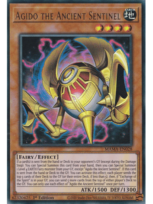 Agido the Ancient Sentinel - MAMA-EN028 - Ultra Rare