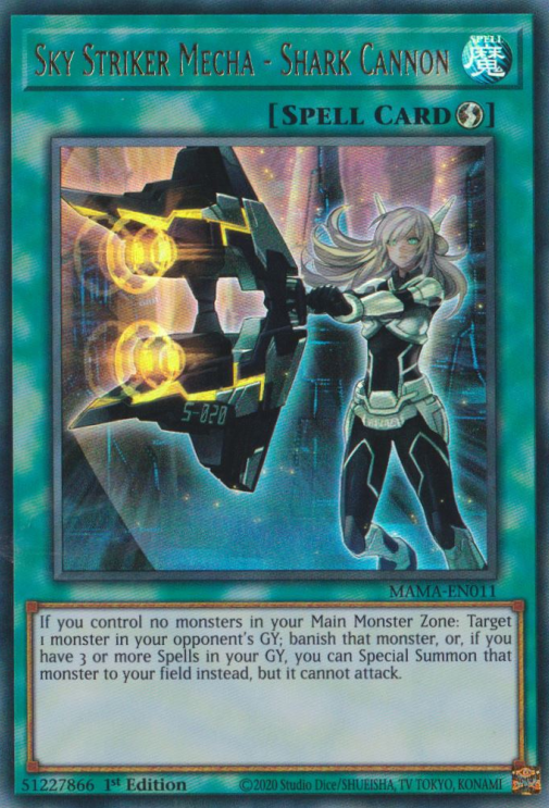 Sky Striker Mecha - Shark Cannon - MAMA-EN011 - Ultra Rare 1