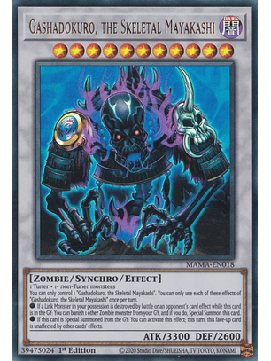 Gashadokuro, the Skeletal Mayakashi - MAMA-EN018 - Ultra Rare