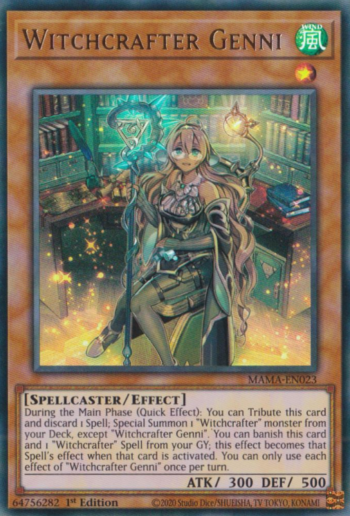 Witchcrafter Genni - MAMA-EN023 - Ultra Rare 1