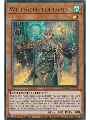 Witchcrafter Genni - MAMA-EN023 - Ultra Rare