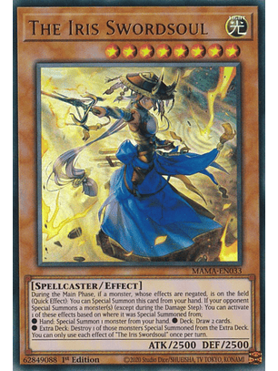 The Iris Swordsoul - MAMA-EN033 - Ultra Rare