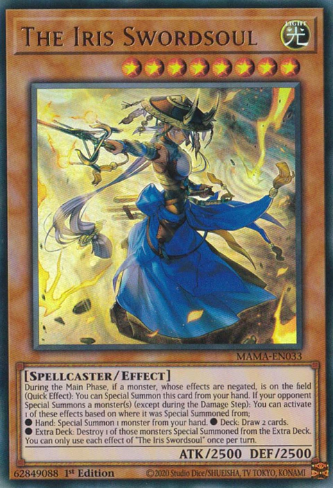 The Iris Swordsoul - MAMA-EN033 - Ultra Rare
