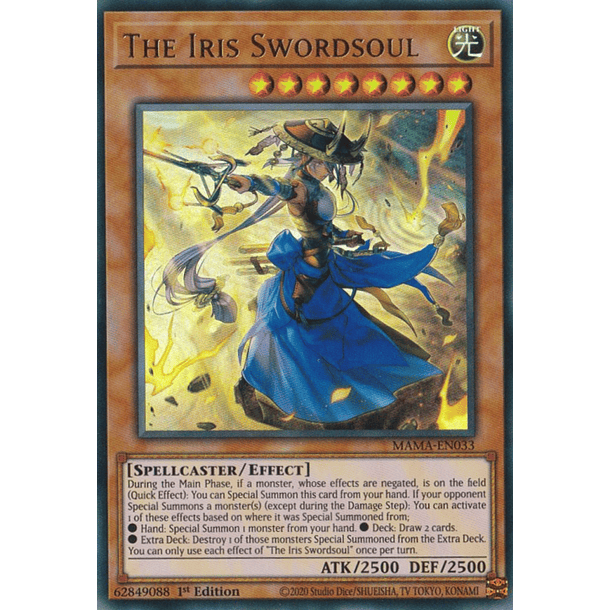 The Iris Swordsoul - MAMA-EN033 - Ultra Rare