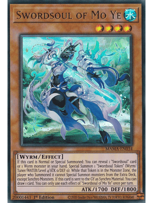 Swordsoul of Mo Ye - MAMA-EN034 - Ultra Rare