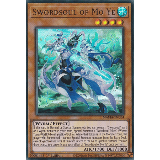 Swordsoul of Mo Ye - MAMA-EN034 - Ultra Rare