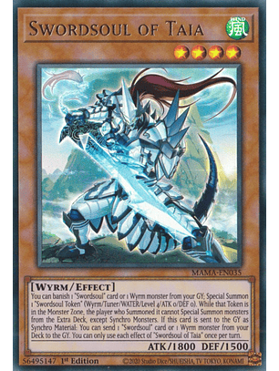 Swordsoul of Taia - MAMA-EN035 - Ultra Rare