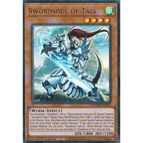 Swordsoul of Taia - MAMA-EN035 - Ultra Rare
