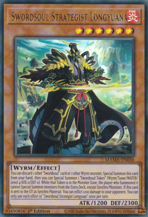 Swordsoul Strategist Longyuan - MAMA-EN036 - Ultra Rare 1