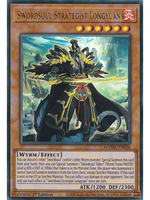 Swordsoul Strategist Longyuan - MAMA-EN036 - Ultra Rare