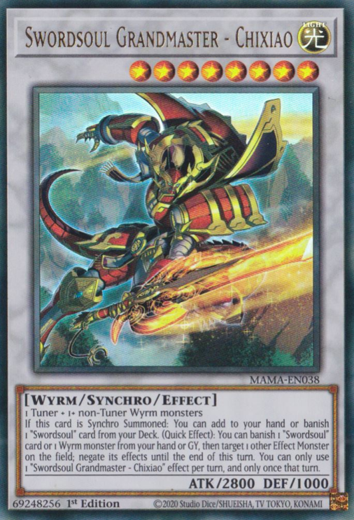 Swordsoul Grandmaster - Chixiao - MAMA-EN038 - Ultra Rare 1